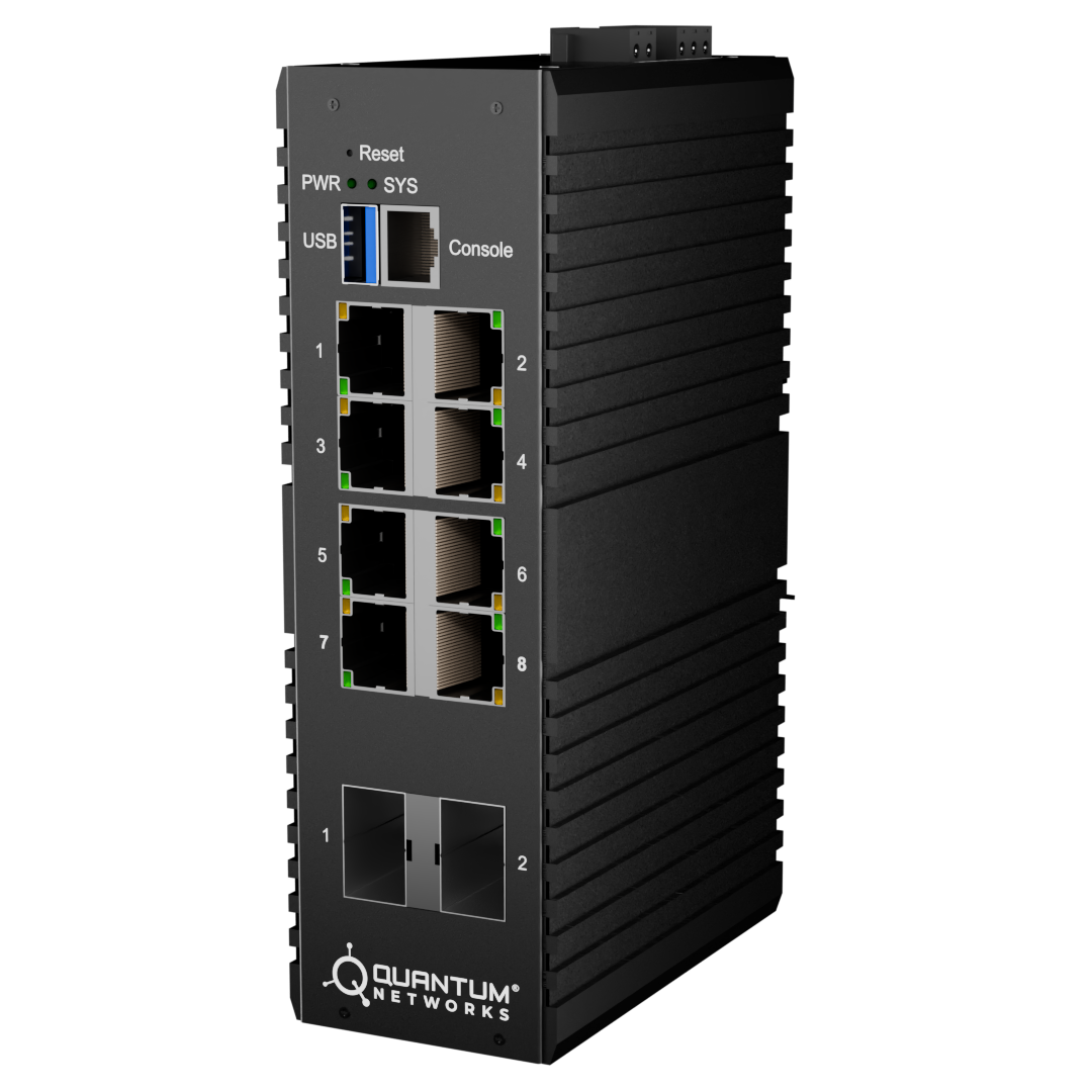 QN-IS-225 8 Port | Industrial Ethernet Switches | Quantum Networks